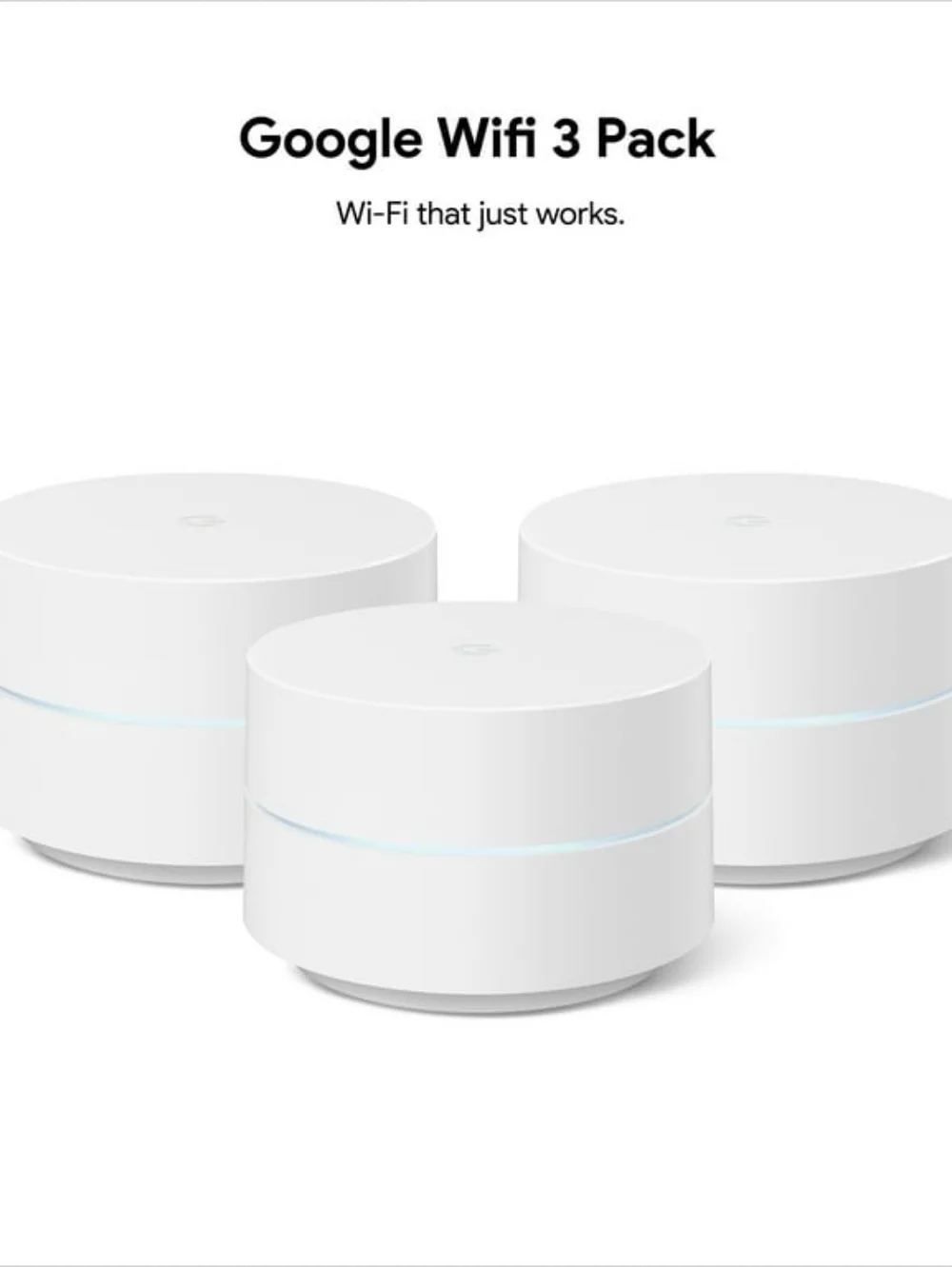 Google 1st Gen Wifi - Mesh Extenders 3 pack With Cords